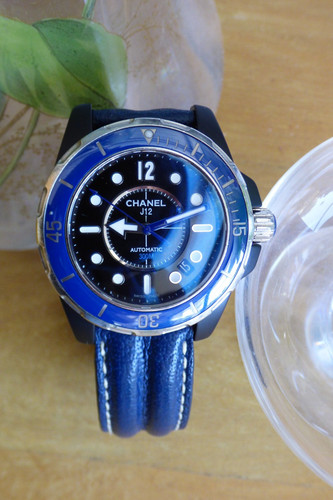 Montre chanel j12 marine - montre, marine.