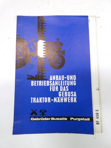 Gebusa 450s user manual - gebusa, bf