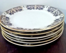 6 Porzellanfabrik Marktredwitz Bavaria Countess Porcelain Dessert Plates