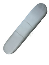 Grey 31" x 7"  Marine Leaning Post Backrest Cushion with Starboard Backing