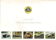 Lotus Range 2009 Geneva Motor Show Sales Brochure Elise Exige Europa 2-Eleven