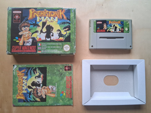 Prehistorik man snes super - man, /