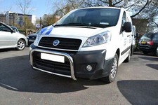 Buffles Barre Pour 2007 - 2016 Fiat Scudo Coup Menton Grille Van un Inox Acier