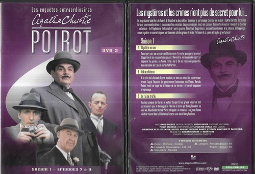 Dvd hercule poirot agatha - -, d'