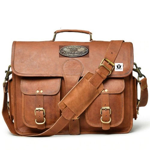 Sac besace cuir véritable - en,