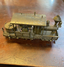 HOn3 BRASS TRUCK VERTICAL BOILER CLASS A CLIMAX LOGGING LOCOMOTIVE, JAPAN