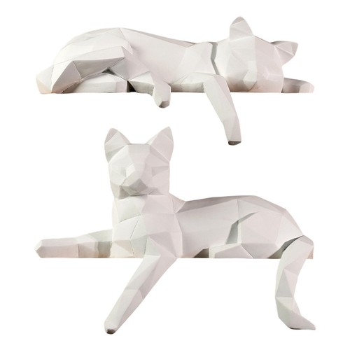 Statuette chat décorative - statuette,