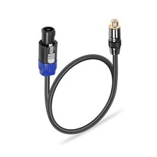 Câble adaptateur RCA vers Speakon，4 Pin NL4FC Speaker Male to RCA Female Conv...