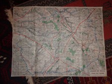 Carte militaire « Région de Melle »  Deux –Sèvres