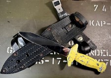 Vintage French Military (Marine Nationale) Diving PARA Knife, Espadon 1960-1970.