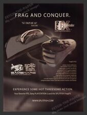 2007 FragFX (PS3) Splitfish Video Game Print Advertisement Ad