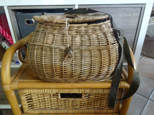 Ancien panier peche - panier, de