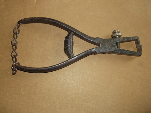 Outil ancien pince - , à