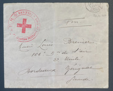 WW2 / Red Cross letter MILITARY CANTEEN Gare d'Orleans / 1940 / mail