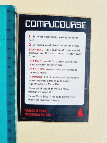 Autocollant compucourse musto - autocollant,