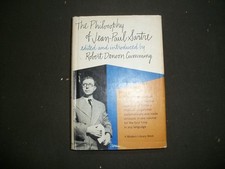1966 THE PHILOSOPHY OF JEAN PAUL SARTRE BOOK BY ROBERT DENOON CUMMING - KD 780