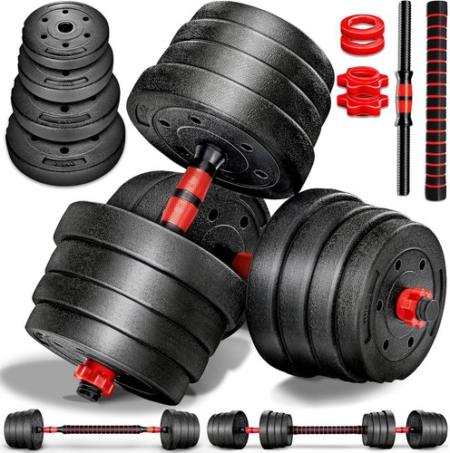Haltères ajustables en - ajustables(, 2-en-1
