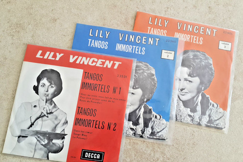 Lily vincent lot disques - de, 3