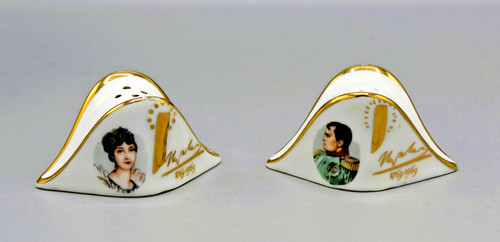 Saliere sel poivre porcelaine - saliere,