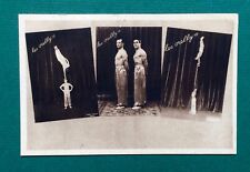 Les Orelly's sports athlete men's sports gymnastics postcard