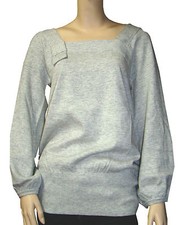 CHIPIE pull tunique coton alpaga femme gris clair