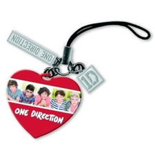 ONE DIRECTION official metal phone charm / key fob