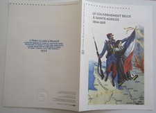 Document Philatélique 1er Jour : 08 2015 - Gouvernement Belge à Sainte Adresse
