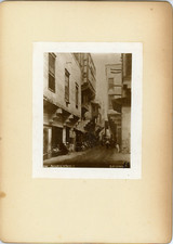 Lekegian, Egypt, Rue du Marché aux shoes, ca.1900 silver countertype S