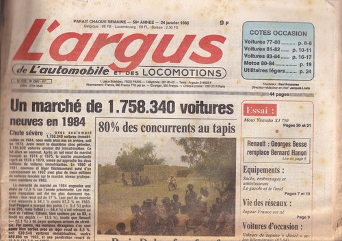 Argus 2920 matiere - l'argus, n°2920