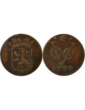Indes Néerlandaises Compagnie des Indes Orientales - Duit - 1790 Dordrecht
