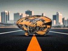 2012 Dye Rotor Paintball Loader - Orange Tiger w/ Fast Feed - Speed Gate Lid - U