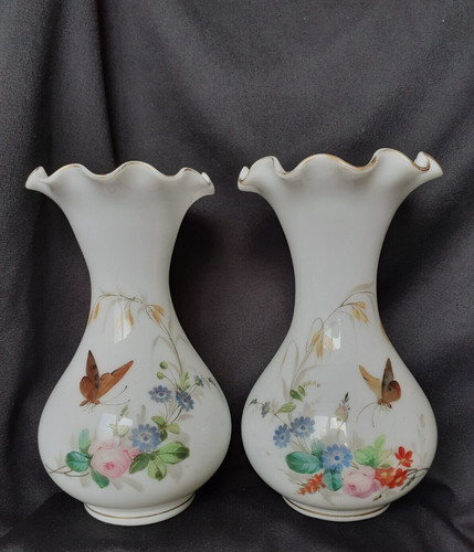 Paire vases anciens en - paire, de