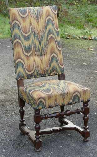 Chaise louis xiii noyer - chaise,