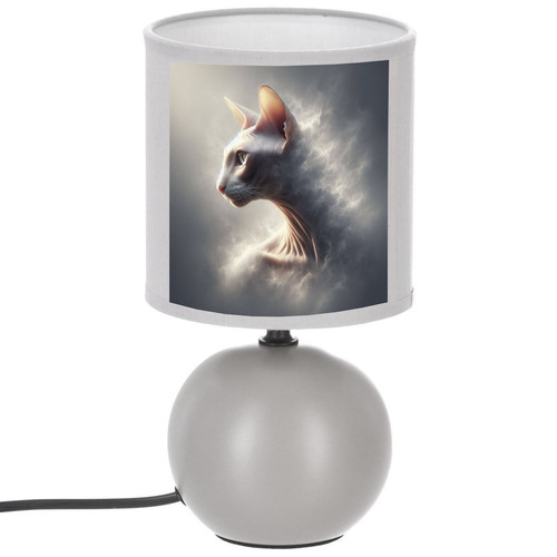 Lampe chevet couleur gris - lampe,