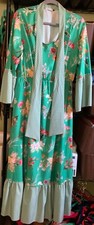 Talia Benson green floral maxi dress green, XL/US10 MSRP $159.00