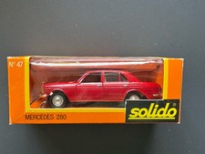 Solido 1/43e Mercedes 280 rouge n•47 - gam3     Achat 1977