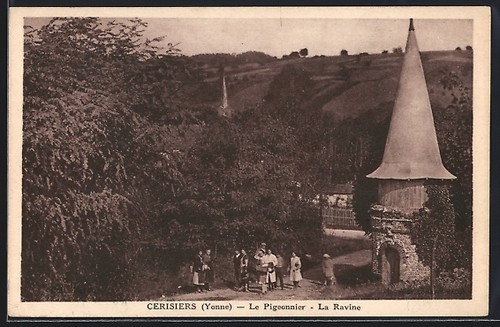 Cpa cerisiers yonne le - cpa, /yonne,