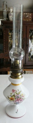 Lampe petrole faience - petrole,