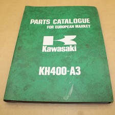 PARTS LIST KAWASAKI KH 400 A3 A4 1975-1977  CATALOGUE DE PIECES DETACHEES KH400