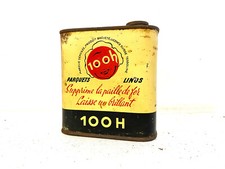 Antique Linos 100H Parquet Advertising Can Vintage Care Product