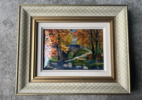 Tableau emaux limoges - tableau,