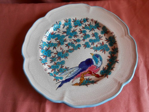 Superbe assiette longwy - superbe,