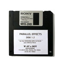 Effet "Parallel Effects"  WaveBoy pour sampler clavier ENSONIQ ASR 10, EPS 16