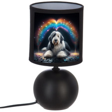 LAMPE DE CHEVET BEARDED COLLIE