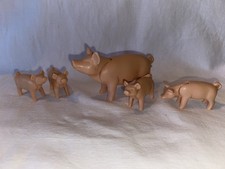 Playmobil Cochons Truie Et 4 Petits Animaux Ferme