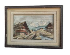 TABLEAU EN BOIS SCULPTÉ &