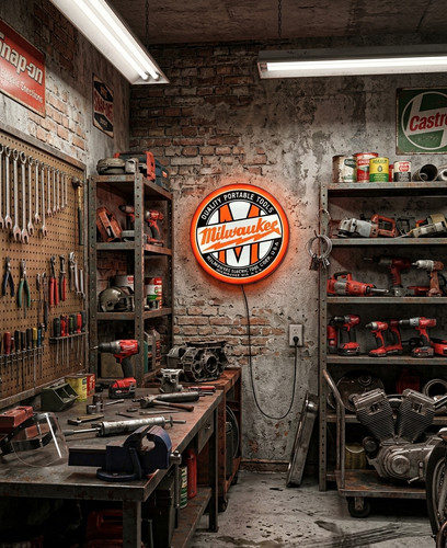 Enseigne milwaukee tools - milwaukee,