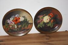 Pair of JOHAN LAURENT JENSEN Paint PORCELAIN Plates Numbered
