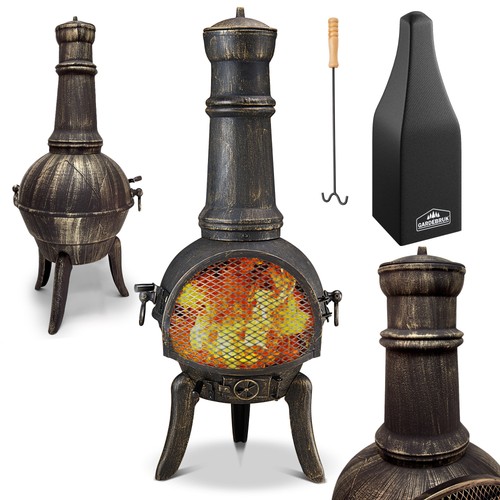 Cheminée extérieur en - cheminée, d'extérieur