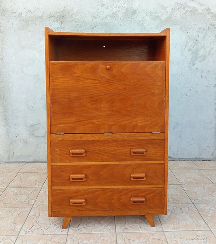 Secrétaire vintage hêtre - secrétaire,